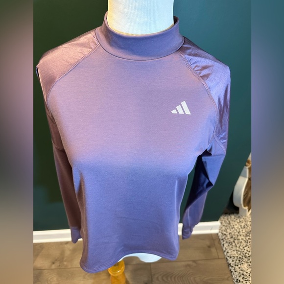 NWT! Adidas Women ULTIMATE SWEATSHIRT Running Carrera IM1881 Shadow Violet XS - Picture 6 of 15